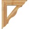 Ekena Millwork Funston Traditional Rough Sawn Bracket w/ Offset Brace, Western Red Cedar, 8"W x 30"D x 34"H BKT0806X30X34FST01RWR - alternate 3